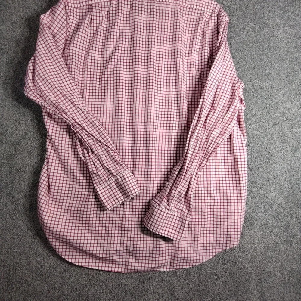 Polo Ralph Lauren Mens Classic Fit Check Shirt Size XL Red Button Down Cotton